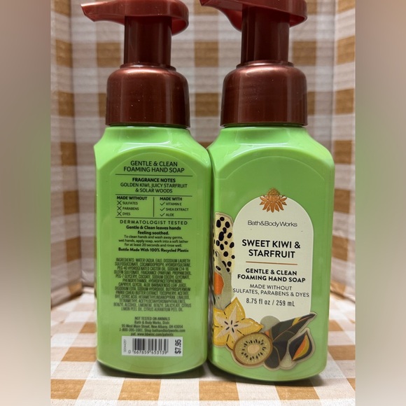 NEW B&BW (2) Sweet Kiwi and Starfruit Foaming Hand Soaps - Picture 3 of 3